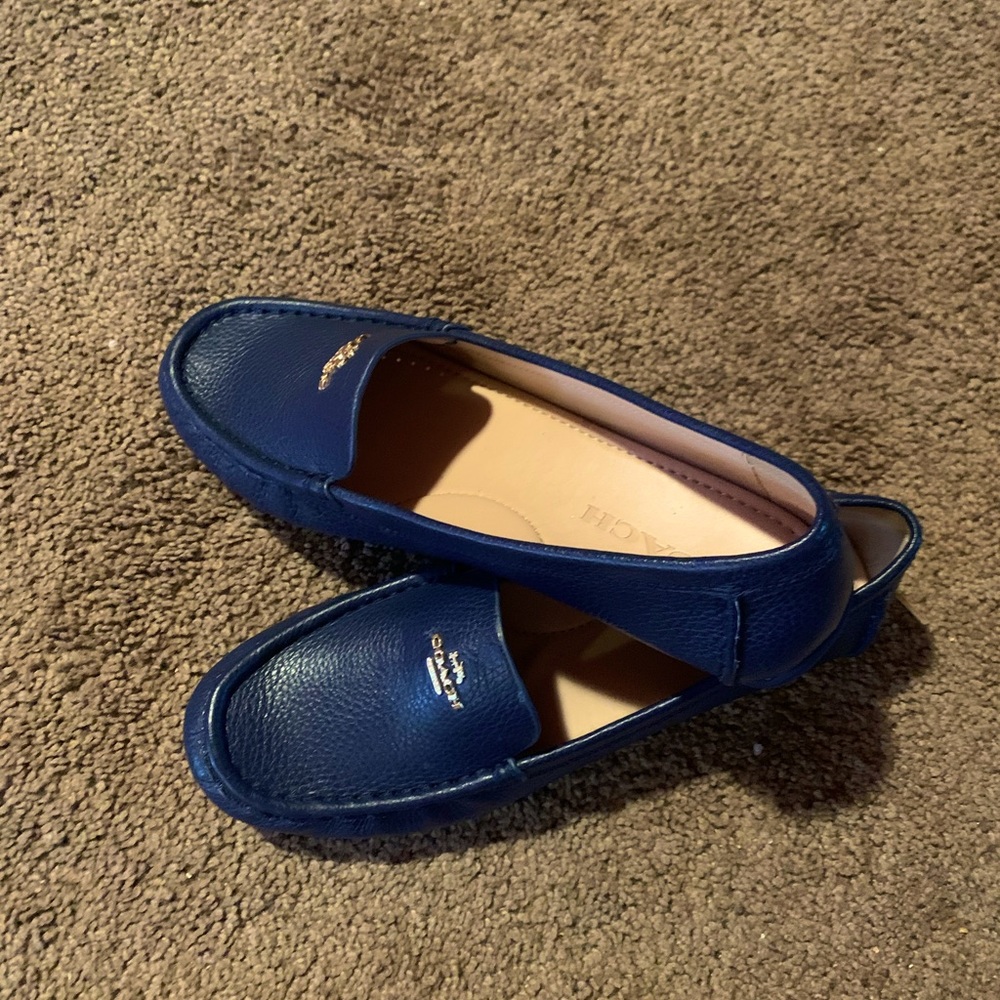Blue Coach Loafer - Size 8